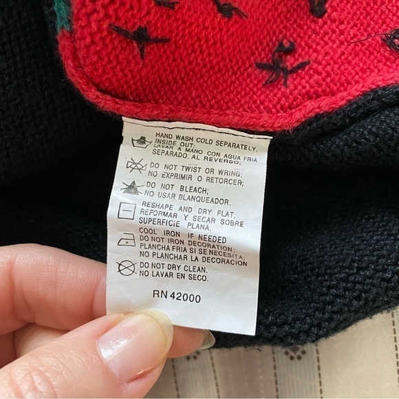 basic Editions Holiday Ugly Christmas cardigan Sweater size M - Picture 7 of 8